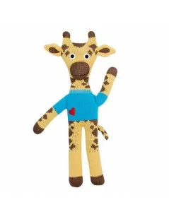 Doudou Girafe tricoté 50 cm Hick' Ups - 