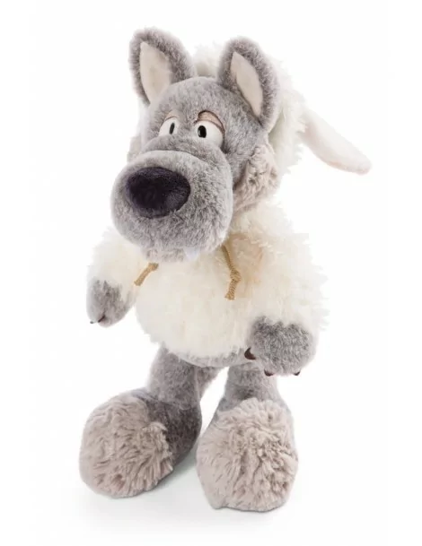 Peluche Loup déguisé en mouton 35 cm - 