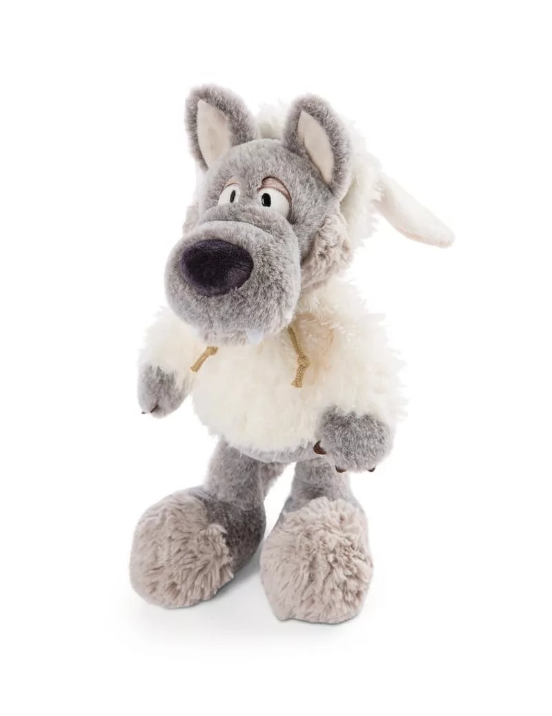 Peluche Loup gris déguisé en mouton 35 cm Nici