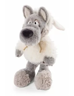 Peluche Loup déguisé en mouton 35 cm - 