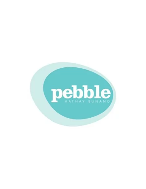 Peluche citron avec hochet 9 cm Pebble Child - 