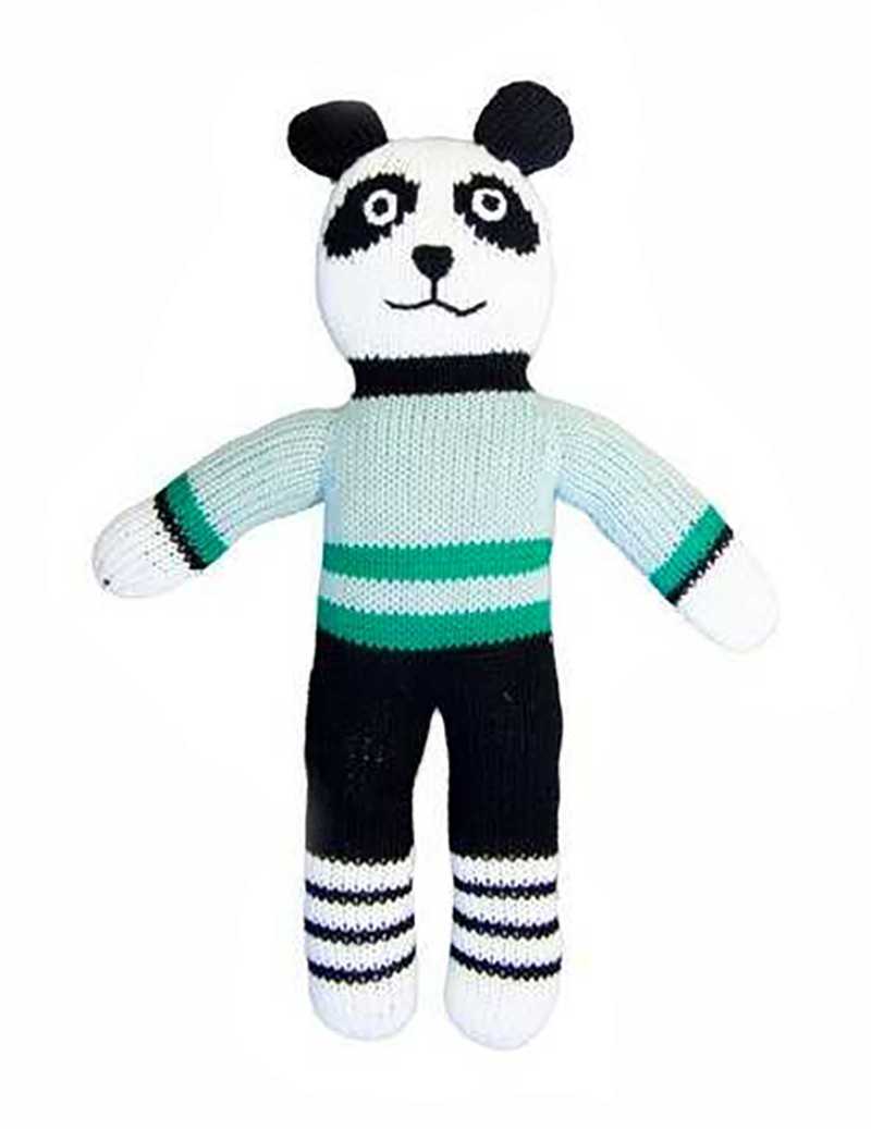 Peluche panda tricoté à la main de la marque Global Affairs - 