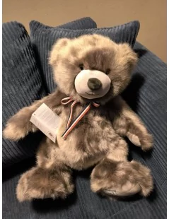 Ours en peluche Mailou couleur taupe 50 cm - 