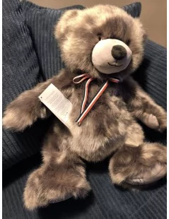 Ours en peluche Mailou couleur taupe 50 cm - 