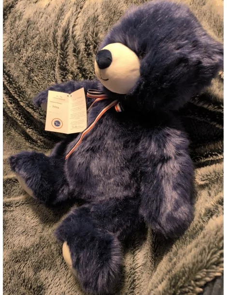 Peluche Ourson Marine 50 cm Fabriqué en France - 