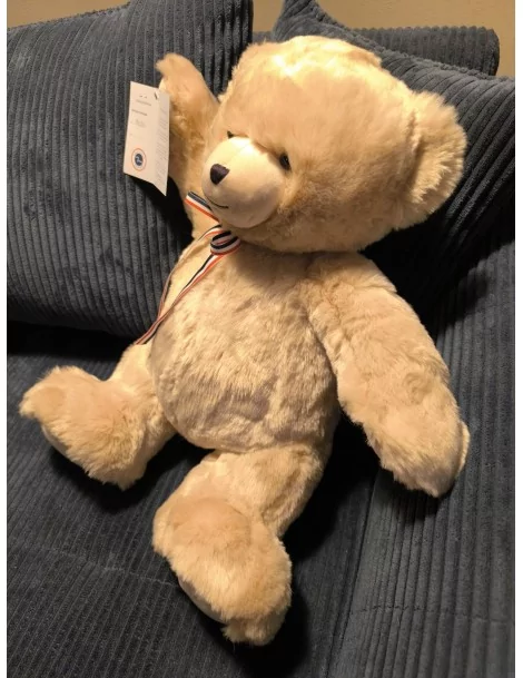 Peluche l'Ours Gaby beige 50 cm Fabrication Française - 