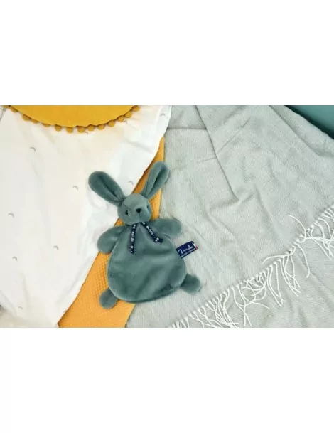 Lapin DORLOTIN - Doudou - Bleu minéral - 