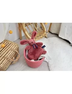 Lapin DORLOTIN - Doudou - Bois de rose - 