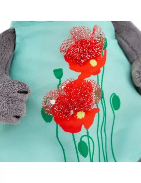 Peluche raton laveur Daisy collection Life Coquelicots 18 cm - 