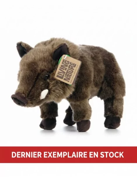 Peluche Sanglier 30 cm- Peluche Living Nature - 