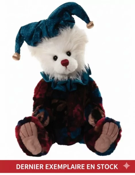 Ours en peluche blanc Pogo Charlie Bears 36 cm - 