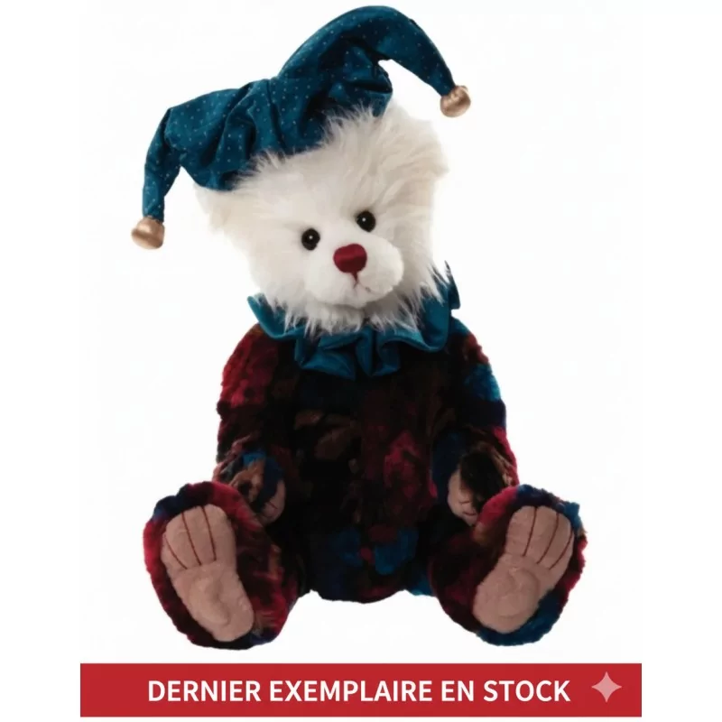 Ours en peluche blanc Pogo Charlie Bears 36 cm - 