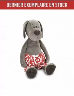 Cookie le chien en peluche en short 25 cm Orange Toys - 