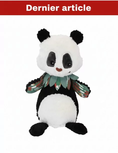Peluche Panda Rototos 33 cm Les Déglingos - 