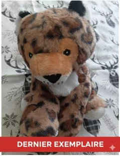 Peluche panthère Bouillotte 25 cm - 