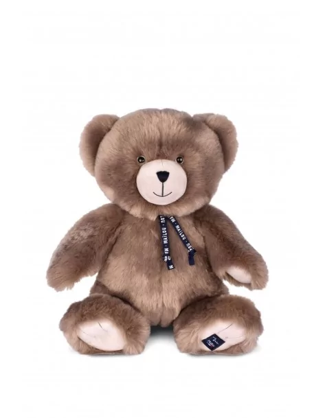 Nounours Mailou couleur taupe 35 cm Fabrication Française - 