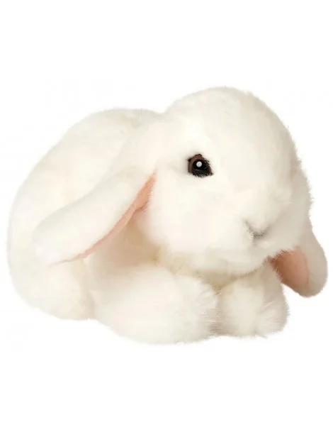 Peluche Lapin Bélier Blanc 18 cm Unitoys - 