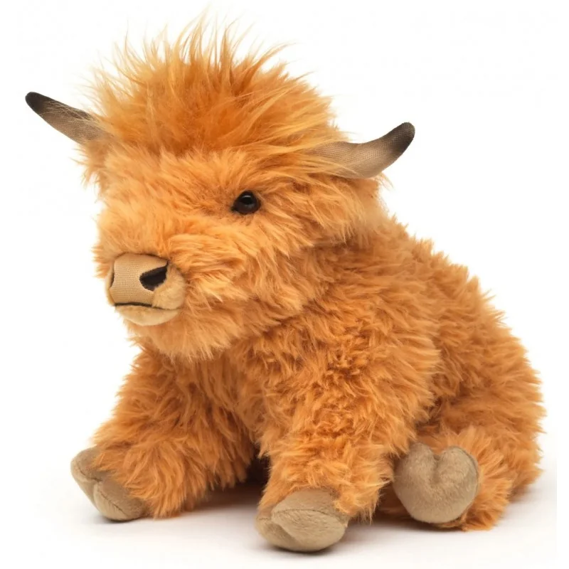 Peluche Vache Highland 28 cm - Peluche Unitoys - 