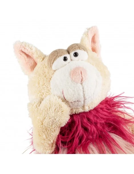 Peluche Chat Karma Kate 37 cm - Beasts Sigikid | Chat Original et Fantaisiste - 